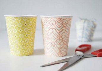 Jangan Buang Paper Cup, Ternyata Bisa Disulap Jadi Tempat Bingkisan Cantik, Begini Caranya