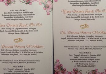Undangan Pernikahan Jadi Viral Usai Lihat Nama Mempelai Pria, Ternyata Bukan Orang Biasa