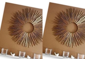 Yuk, Manfaatin Sedotan Bekas Jadi Hiasan Dinding yang Cakep ini