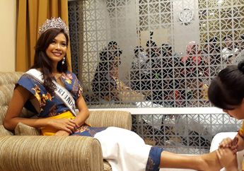 VIDEO - Miss Universe & Puteri Indonesia Sedang Spa