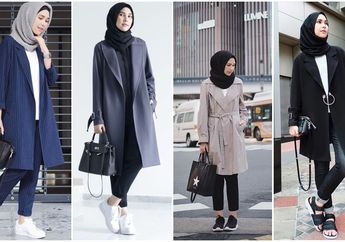 Biar Modis Seperti Selebgram Hijab, Contek Gaya Busana Outer ala Desainer Rani Hatta, Elegan banget! 
