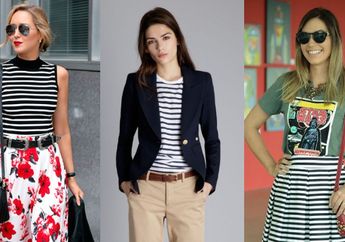 Tampil Kece dengan Busana Motif Stripes di Penghujung Tahun 2017, Yuk Intip 6 Cara Mix and Matchnya, Simpel Banget!