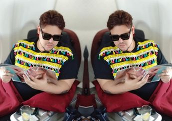 Fantastis! Duduk di Pesawat Mewah, Ivan Gunawan Bersanding dengan Tas Seharga 10 Ribu Kuenya Ayu