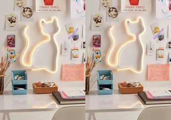 Nggak Cuma Jadi Sumber Pencahayaan, Lampu LED Ini Bisa Banget Jadi Dekorasi Ruangan, Pecinta Kucing Pasti Pengin