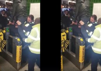 Mencoba Melompati Gerbang Kereta Bawah Tanah, Alat Kelamin Pria Ini Justru Nyangkut dan Terjepit