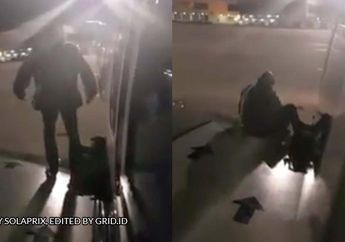 Tak Sabar Ingin Segera Turun, Seorang Penumpang Nekat Loncat Dari Pintu Darurat Pesawat Terbang