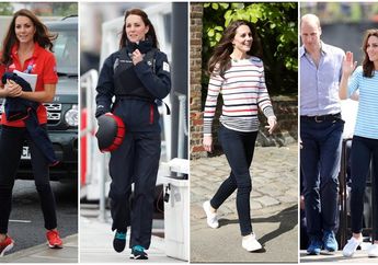 Nggak Selalu Kenakan Mahkota dan Dress, Ini Gaya Fashion Putri Kerajaan Inggris Kate Middleton Saat Pakai Sneakers