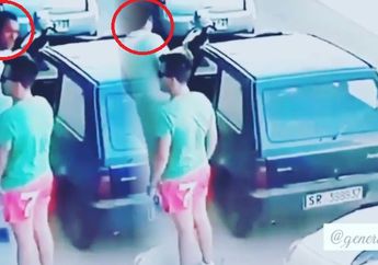 Sadis! Awalnya Pria Berbadan Besar Clingak-Clinguk di Samping Mobil, Kejadian Selanjutnya Bikin Orang Lain Melongo