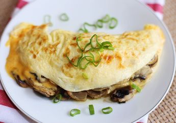 Yuk Bikin Omelet Jamur Buat Menu Sarapan Besok, Sehat dan Mengenyangkan nih
