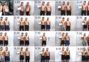 Kompak! Hanya Butuh Waktu 7 Bulan, Pasangan Ayah dan Anak Berhasil Dapatkan Perut Six Pack 