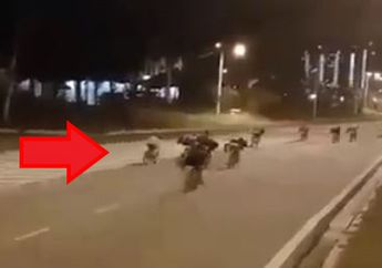 Viral! Balap Liar Menggunakan Sepeda dengan Posisi Badan Tengkurap, Lihat Kecepatannya