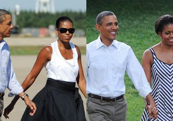 OMG! Ini Deretan Gaya Kasual Mantan Ibu Negara Amerika Serikat, Michelle Obama yang Bikin Kamu Makin Terpesona