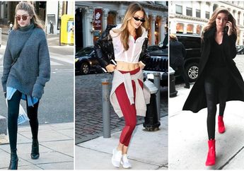 Cuma Pakai Celana Legging, Supermodel Gigi Hadid Tetap Tampil Stunning dan Stylish, Ini Buktinya! 