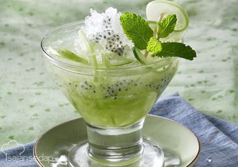 Segarnya Timun Selasih Paling Enak Diminum Saat Cuaca Terik, Maknyus!