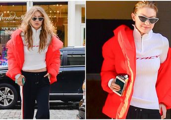 Begini Jadinya Jika Jaket dengan Harga Terjangkau Dipakai oleh Supermodel dari Keluarga Kaya Gigi Hadid