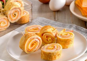 Yuk Bikin Cheese Omelette Roll, Camilan Sehat Buat Temani Piknikmu, Gampang Banget nih Bikinnya