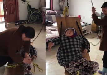 Jadi Pro Kontra, Seorang Anak Penderita Cerebral Palsy Dipaksa 'Berdiri' oleh Ibunya dengan Sebuah Alat