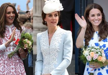 Kate Middleton Tampil dengan Cape Dress, Anggun dan Menawan Banget!