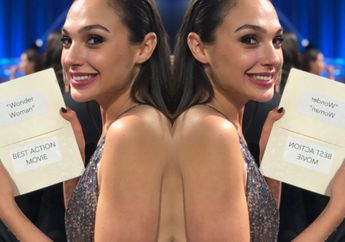 Film Wonder Woman Jadi Best Action Movie dalam 2018 Critics Choice Awards, Cantiknya Gal Gadot dengan Dressnya yang Menawan, Kayak Apa nih?