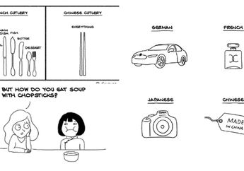 Kocak! Komikus Beijing Buat Ilustrasi Komik Perbedaan Budaya Tiongkok dan Barat, Kreatif!