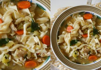 Hangatkan Malammu dengan Chicken Noodle Soup, Bisa Usir Flu Juga loh