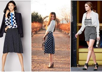 Tampil Beda dengan Gaya Busana Tabrak Motif Nuansa Monokrom, Ini Tips Padu Padan ala Fashion Blogger