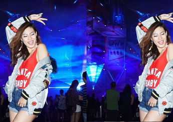 Treadmill Pakai Gaun dan High Hells Setinggi 18cm, Patricia Gouw Buktikan Kegokilannya!