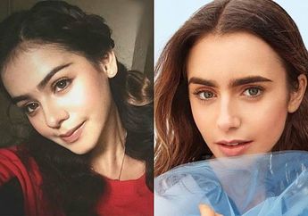 Sahila Hisyam dan Lily Collins Dibilang Kembaran, Inilah Penampilan Mereka dengan Gaya yang Mirip!