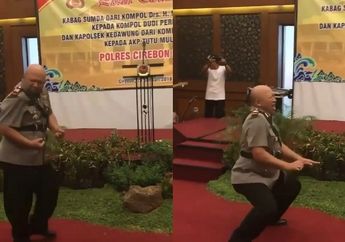 Pede Abis, Pak Polisi Ini Asik Jogetan Diiringi Lagu Dangdut Jaran Goyang, Netizen: Luwess Banget Pak