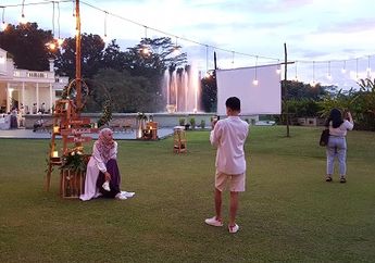 Begini Suasana Pesta Resepsi Pernikahan Ardina Rasti dan Arie Dwi Andika, Intim dan Romantis!