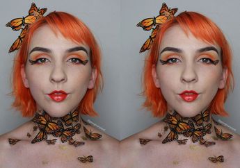 Keren! Makeup Artist Gunakan Bagian Tubuhnya Untuk Dilukis, Hasilnya Bikin Nggak Percaya Ini Cuma Badan loh