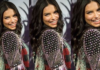 Mengintip Pesona Adriana Lima, Victoria's Secret Angels dengan Bayaran Tertinggi Dalam Balutan Outfit Hitam, Cantik Kebangetan!