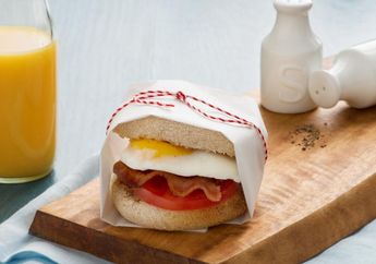 Resep Kilat, Sandwich Isi Telur Goreng Daging Tomat, Cocok Banget Buat Sarapan!