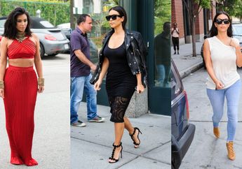 Ini Dia 4 Cara Tampil Simpel dan Stylish ala Kim Kardashian, Contek Yuk!
