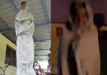 Aksi Iseng Hantu Pocong Ini, Berakhir di Kantor Polisi