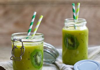 Tangkal Radikal Bebas Dengan Segelas Kiwi Fruit Smoothie