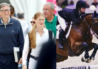 Punya Hobi Berkuda, yuk Intip Penampilan Cantik Anak Pemilik Microsoft, Bill Gates