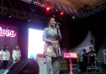 Nah Loh! Raisa Mau Nyanyi 'Usai di Sini' Malah Galau, Direspon Penonton Malah Kaya Gini Deh Jadinya