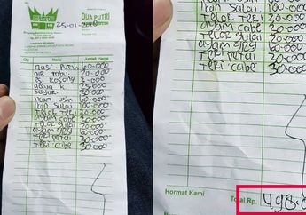 Total Tagihan Makanan Nggak Masuk di Akal, Postingan Seorang Pria Sampai Dibagikan Ribuan Kali