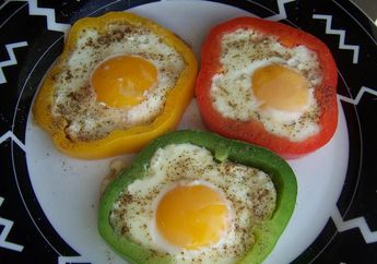 Cobain Deh Telur Mata Sapi Paprika Ini, Bentuknya yang Gemes Bikin Si Kecil Semangat Sarapan, Bisa Untuk Bekal Makan Siang Juga Loh