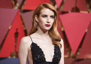 Emma Roberts Hadir dengan Gaya Rambut Poni yang Terlihat Nyentrik, Manisnya!
