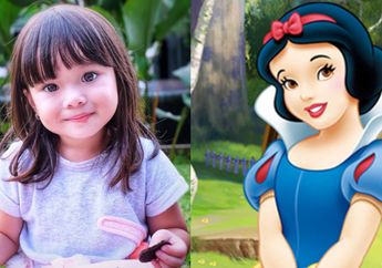Bergaya Bak Putri Salju, Gempita Tampil Lucu dan Menggemaskan, Nunggu Salju Turun ya?