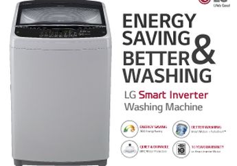 Kegiatan Mencuci Lebih Mudah dengan Mesin Cuci LG Smart Inverter 67Watt
