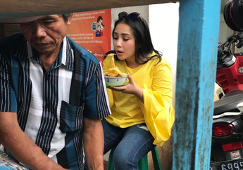 Nagita Ngumpet-ngumpet Makan Mie Ayam, Malah Dibandingkan dengan Ayu Ting Ting