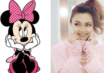 Intip Gaya Rambut Rina Nose yang Dibilang Mirip Minnie Mouse, Bikin Gemas deh!