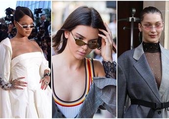 Tren Fashion Kacamata Tiny Sunglasses Quirky Edgy yang Lagi Hits di Kalangan Seleb Hollywood 