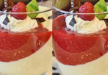 Charge Mood Kamu dengan Puding Vanilla Saos Raspberry, Bikin Happy Lagi!