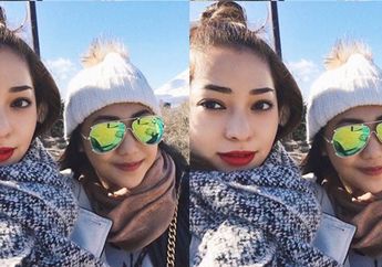 Gaya Kompak Nikita Willy dan Winona dengan Busana Putih, Kakak Adik yang Sama-sama Cantik!