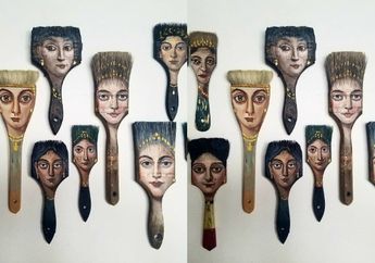 Skill Tingkat Dewa, di Tangan Seorang Seniman Kuas Bekas Bisa Jadi Benda Seni Bernilai Tinggi, Kece Banget