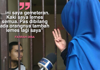 Farrah Diba Gemetaran Bertemu Tersangka Yang Nyaris Memperkosanya, Farrah: Kenapa Kamu Berani Menatap Mata Saya